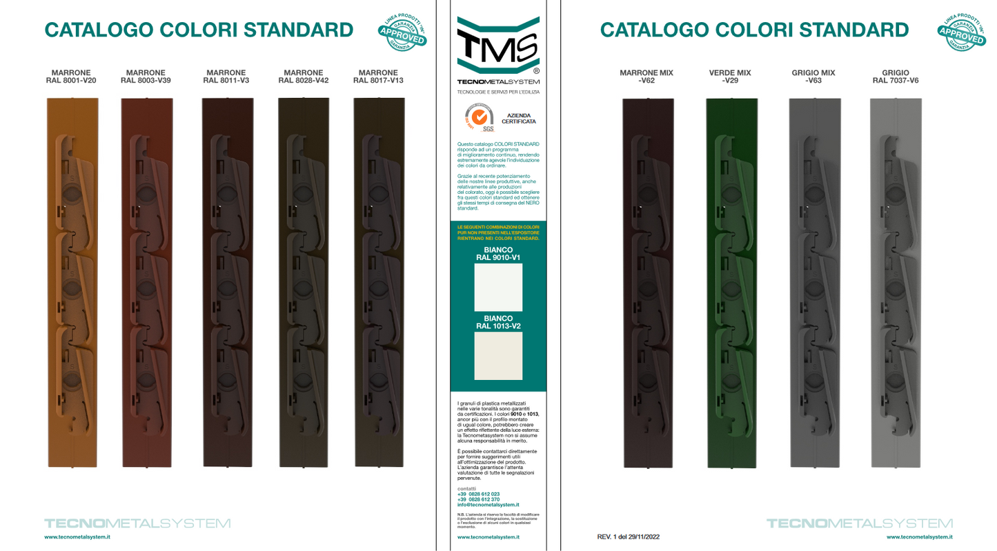 Meccanismo orientabile "KOMMERLING Preziosa Evolution" (TMS) per persiane in PVC – Versione Zip
