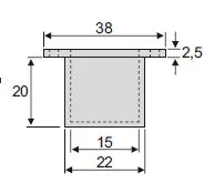 Kit Vaschetta Eccentrica per Puntale Ø12 SECURITY60® - CON MISURE