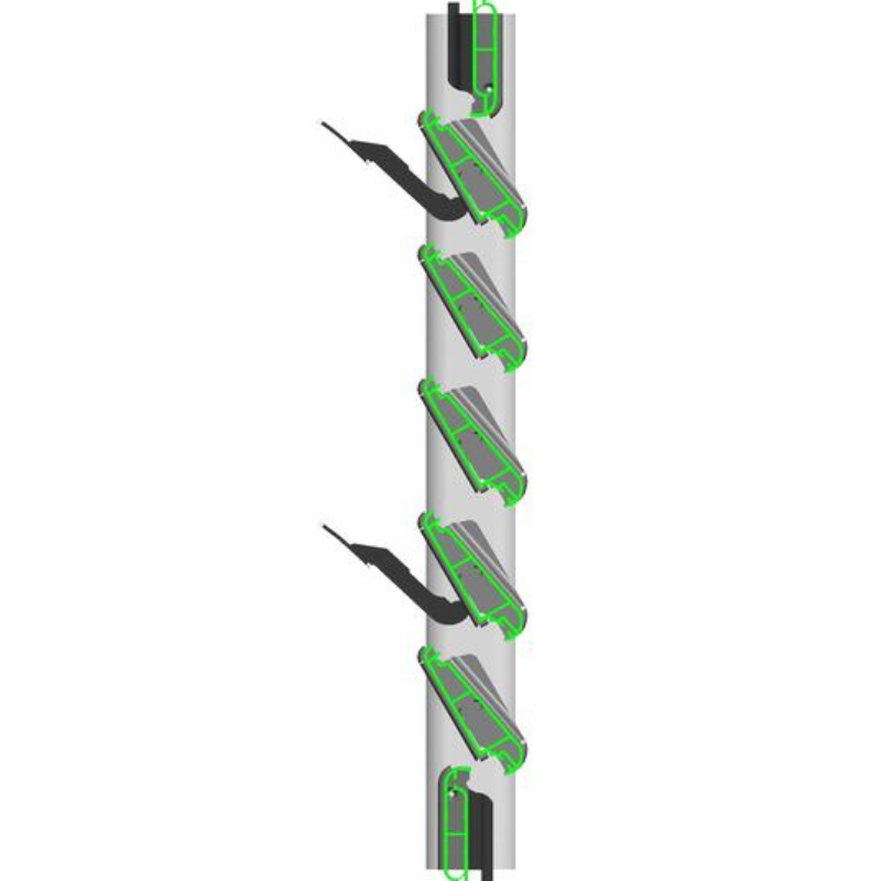  KOMMERLING 70 Evolution – Versione P70 Leva Zip - meccanismo