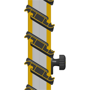sistema Veka 60 - Versione Rotary - Meccanismo pomo