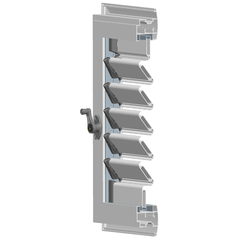 sistema NEW PREZIOSA legno 54 - versione Leva ZIP - finestra