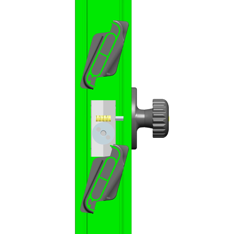 KOMMERLING Evolution – Versione Preziosa Rotary - meccanismo  con pomo
