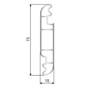 SALAMANDER 55 – Versione Zip - Misure lamella