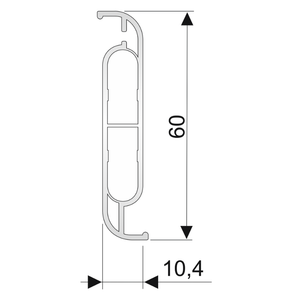 Meccanismo orientabile "KOMMERLING Preziosa Evolution" (TMS) per persiane in PVC – Versione Rotary