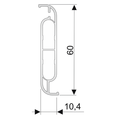 Lamella con misure -KOMMERLING Evolution 
