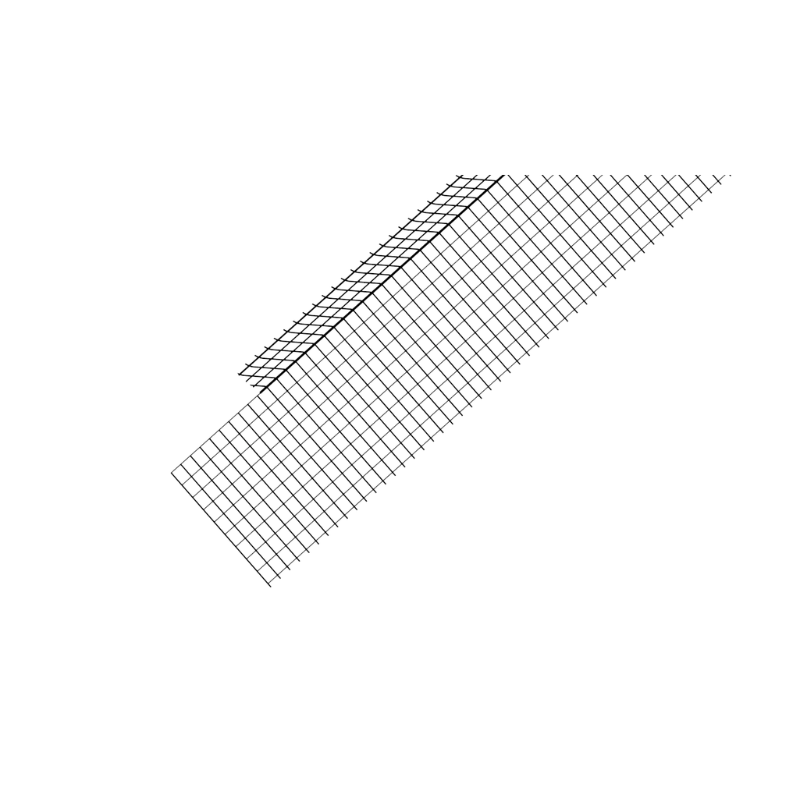 Rete portaintonaco per controtelaio 