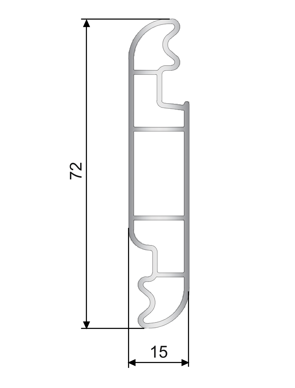 "SALAMANDER 55" Adjustable Mechanism (TMS) for PVC Shutters – Zip Version