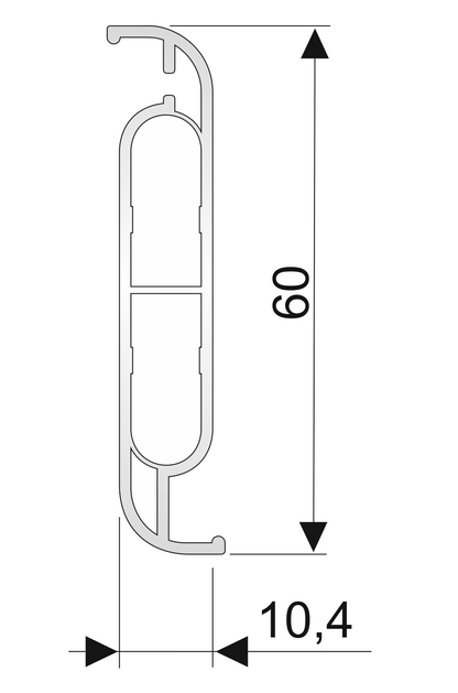 Meccanismo orientabile "KOMMERLING Preziosa Evolution" (TMS) per persiane in PVC – Versione Rotary