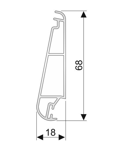 Meccanismo orientabile "KOMMERLING P70 Evolution" (TMS) per persiane in PVC – Versione Rotary