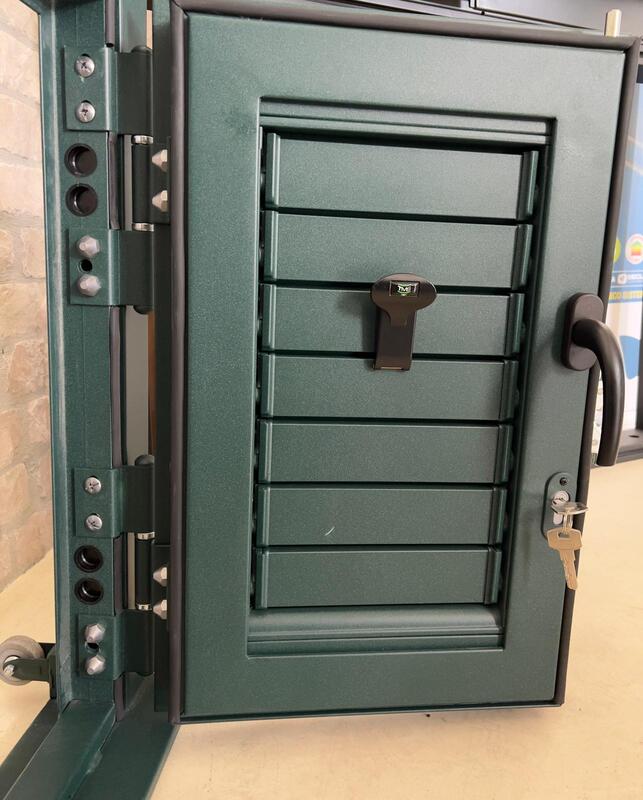 Security60® Sample – Squared Adjustable Armored Shutter