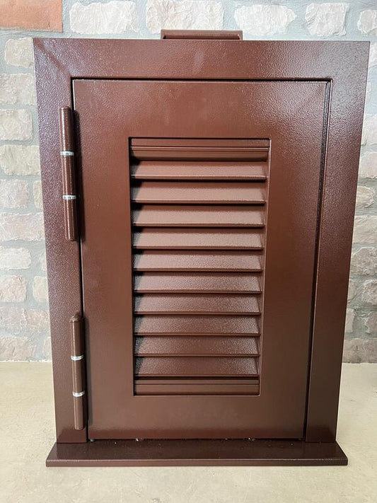 Security60® Sample – Squared Fixed Slat Armored Shutter