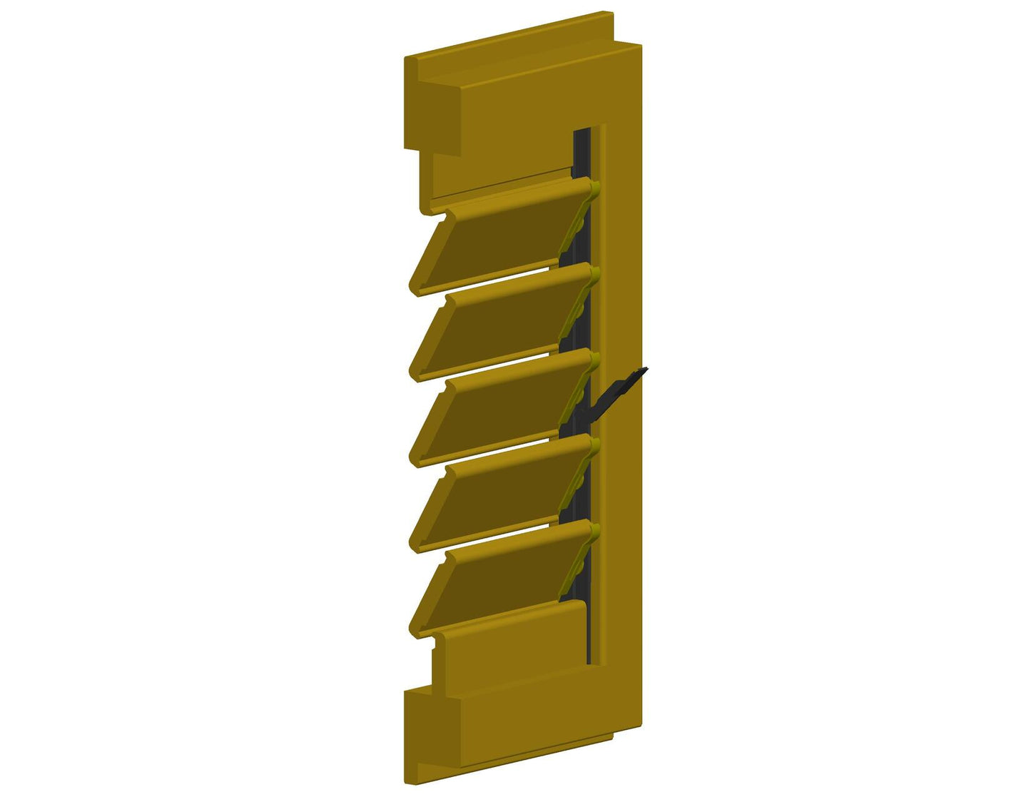 "P70 RUSTICA" (TMS) Adjustable Mechanism for Wooden Shutters – 32-36mm Groove – Zip Version