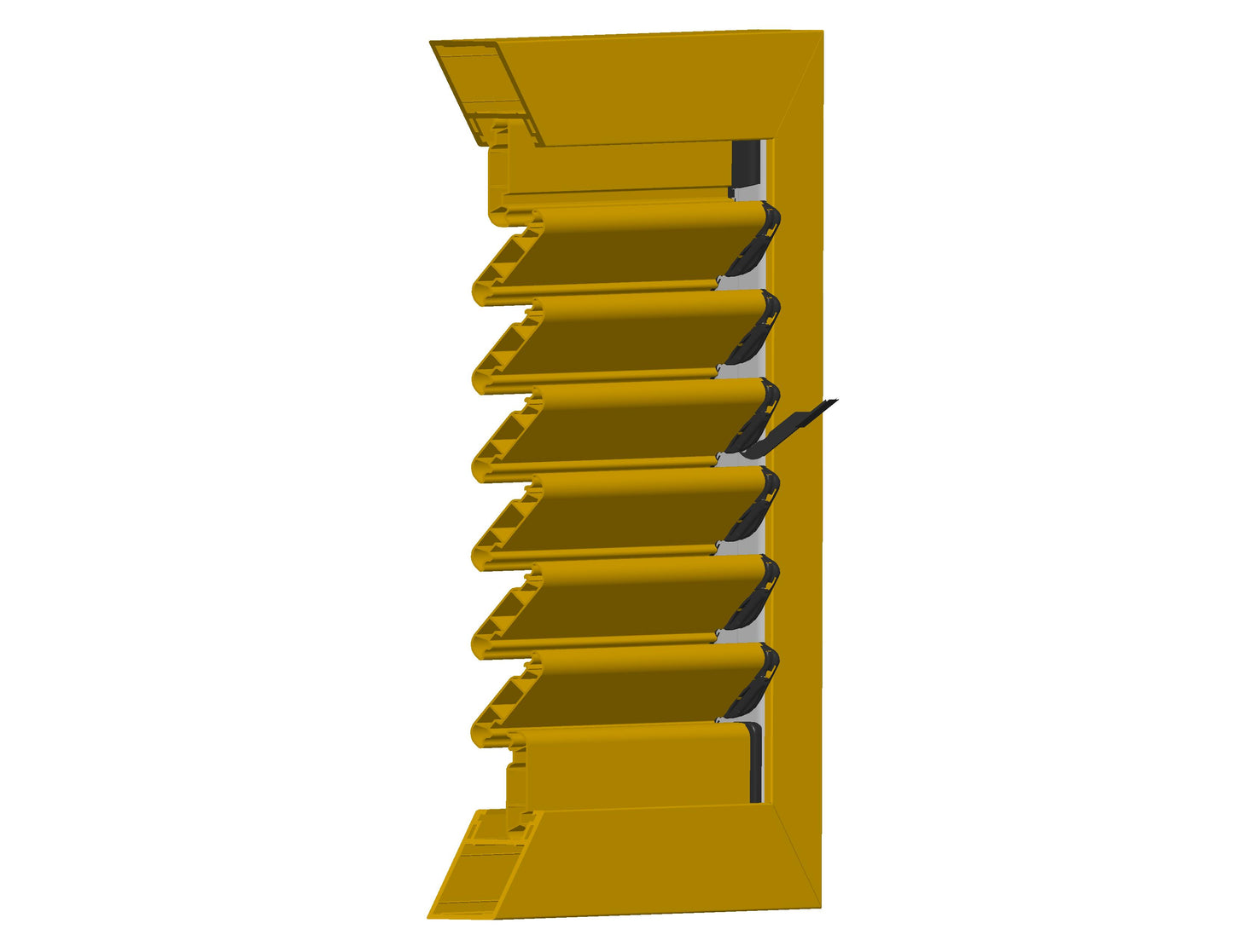 "SALAMANDER 55" Adjustable Mechanism (TMS) for PVC Shutters – Zip Version