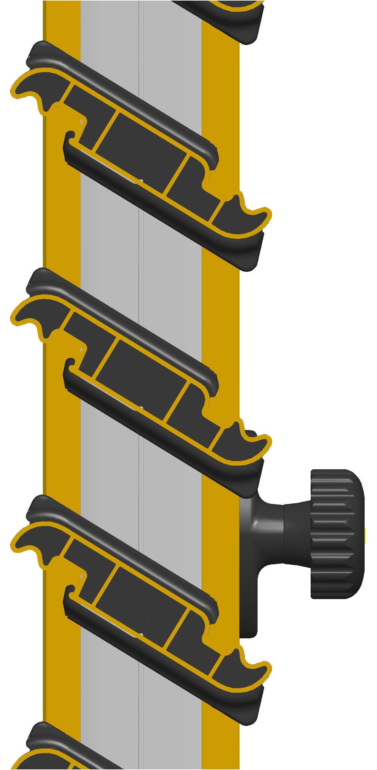 "VEKA 60" (TMS) Adjustable Mechanism for PVC Shutters – Rotary Version