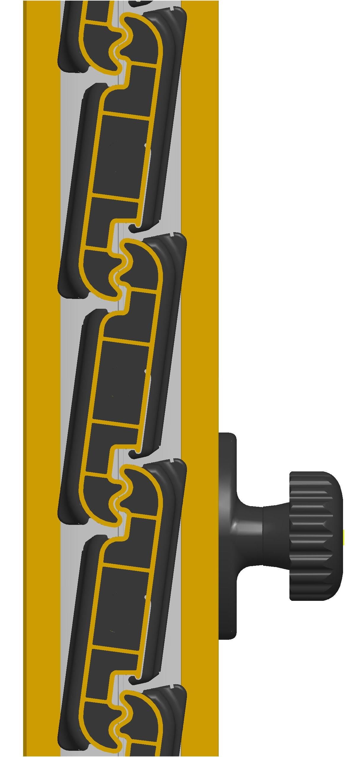 "VEKA 60" (TMS) Adjustable Mechanism for PVC Shutters – Rotary Version