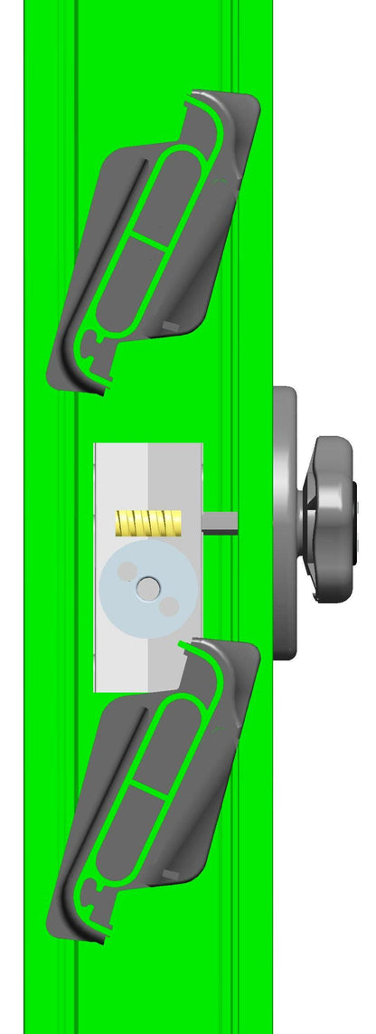 Meccanismo orientabile "KOMMERLING Preziosa Evolution" (TMS) per persiane in PVC – Versione Rotary