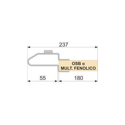 180 - OSB - Controtelaio Semilavorato