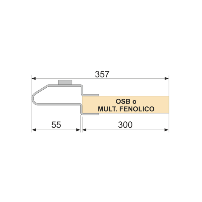 300 - OSB - Controtelaio Semilavorato
