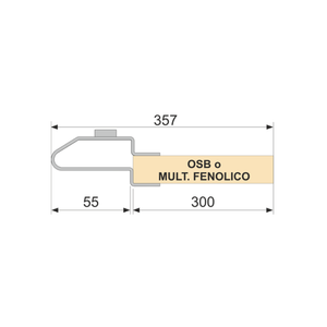 300 - OSB - Controtelaio Semilavorato
