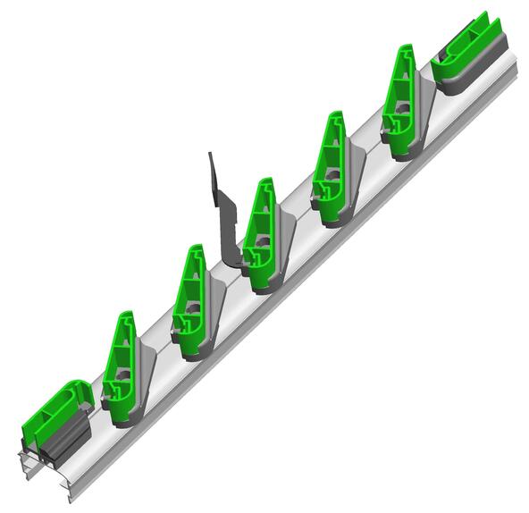  KOMMERLING 70 Evolution – Versione P70 Leva Zip - meccanismo