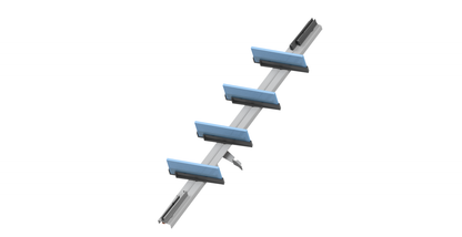 "New Glass" Adjustable Mechanism (TMS) for Glass Shutters – H. 130 mm, Thickness 4/5/6 mm