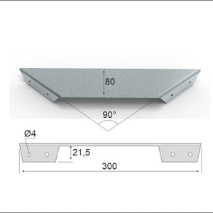 Giunto Angolare 90° per Telaio Termico SECURITY60®